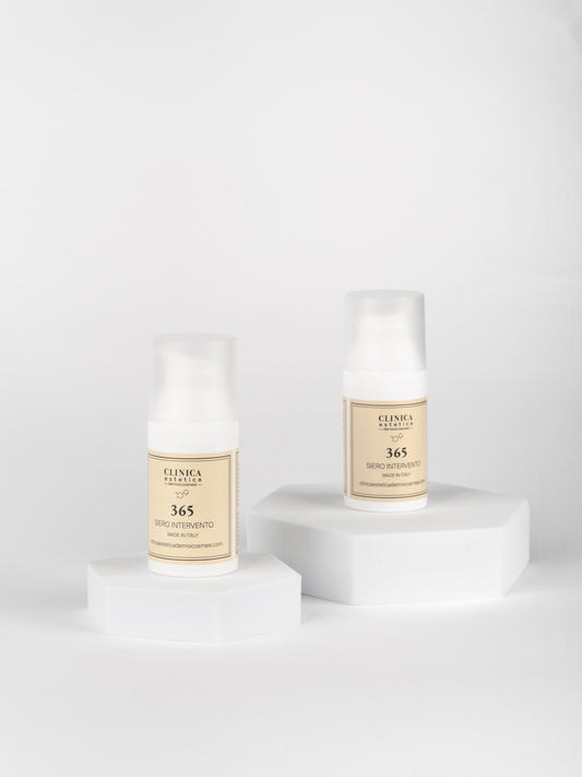 Intervento 365 Clinica – siero miorilassante contorno occhi e viso con peptidi, ginseng e centella asiatica