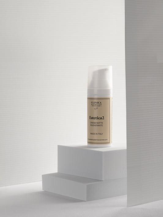 Estetica2 Clinica – crema notte rigenerante con acido ialuronico e attivi lenitivi per pelli disidratate e sensibili