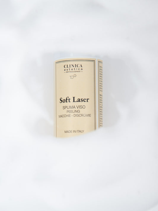 Soft Laser Clinica – spuma peeling viso con AHA per macchie e discromie