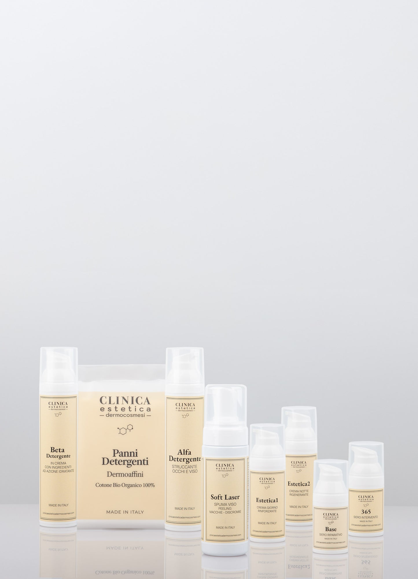 Trattamento viso completo Cura24h – routine 50 giorni con detersione, sieri e creme Clinica Estetica Dermocosmesi