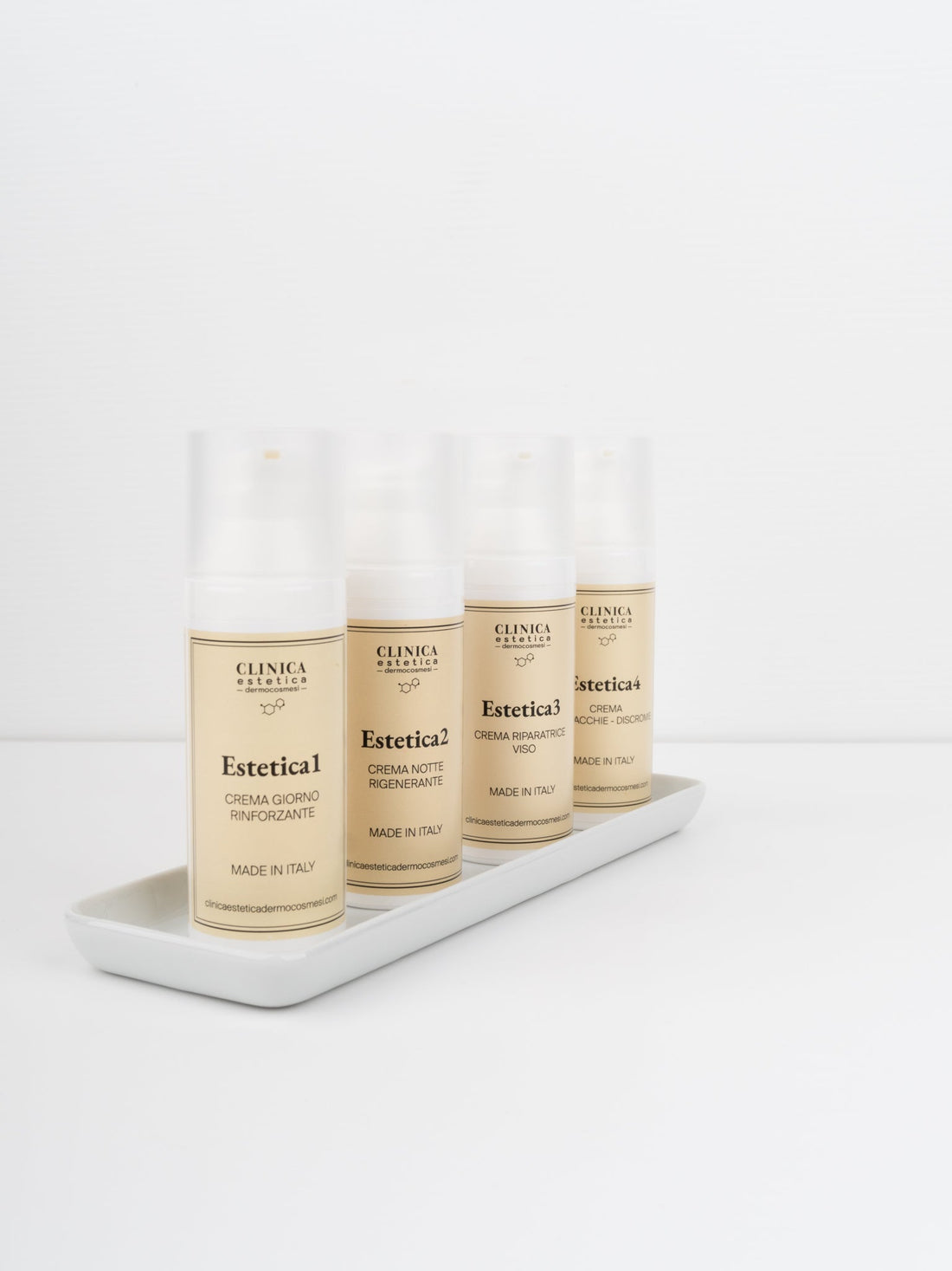 Collezione Creme Viso Clinica Estetica Dermocosmesi – creme idratanti, rigeneranti e riparatrici con sistema D-Clinip3, Made in Italy