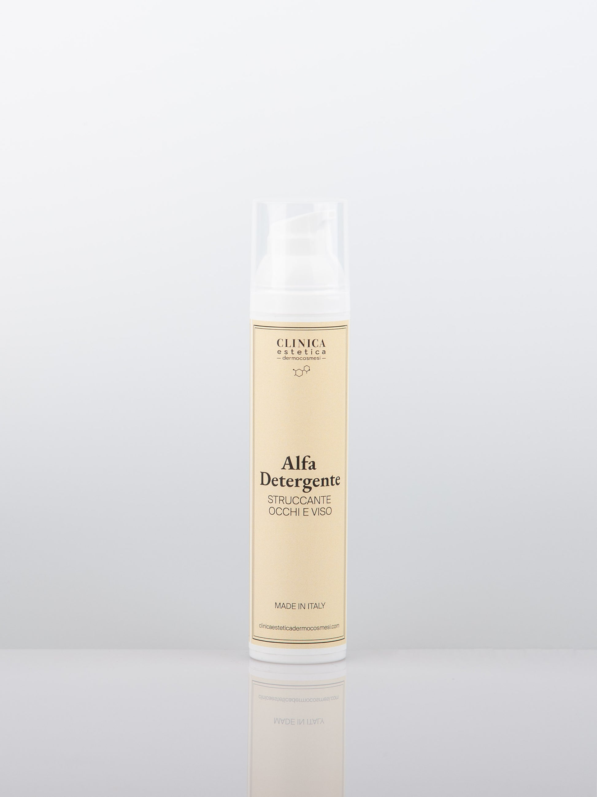 Alfa Detergente Clinica – emulsione struccante viso e occhi per pelli sensibili, con oli naturali