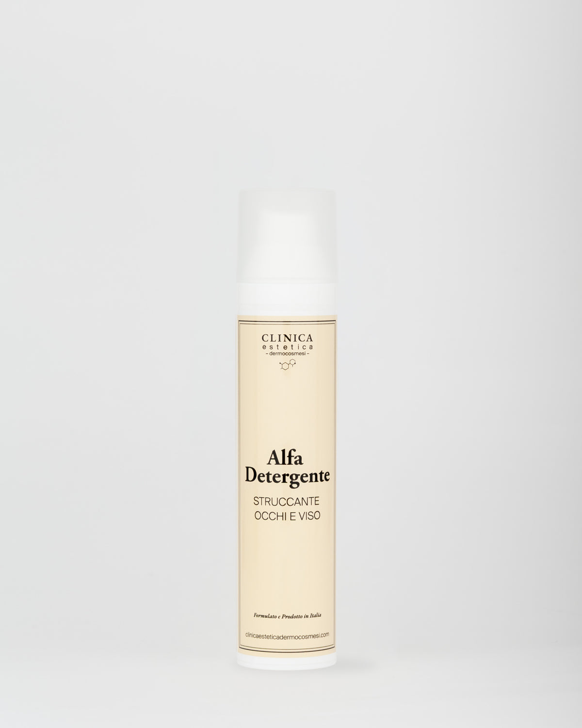 Alfa Detergente Clinica – emulsione struccante viso e occhi per pelli sensibili, con oli naturali