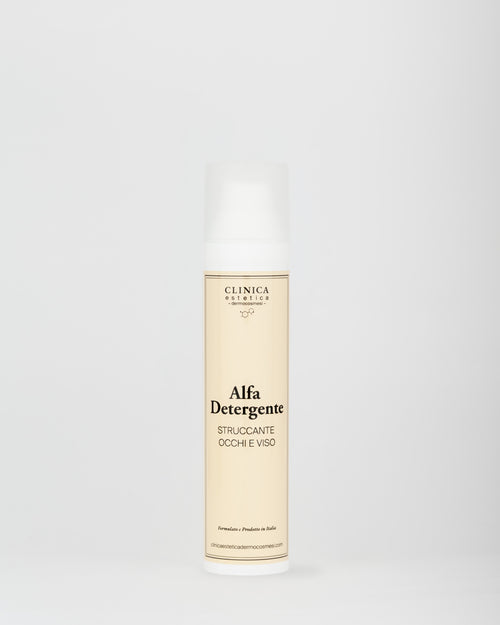 Alfa Detergente Clinica – emulsione struccante viso e occhi per pelli sensibili, con oli naturali