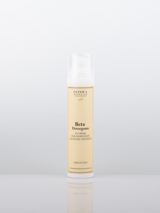 Beta Detergente Clinica – detergente viso in crema con acido ialuronico per pelli sensibili e reattive