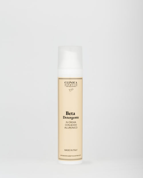 Beta Detergente Clinica – detergente viso in crema con acido ialuronico per pelli sensibili e reattive