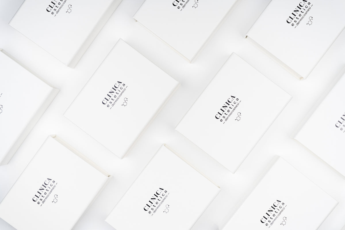 Packaging Clinica Estetica Dermocosmesi – scatole brandizzate per partnership con centri estetici e professionisti