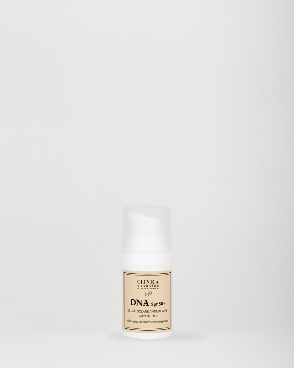 DNA SPF50+ Clinica – crema solare viso anti-macchie con acido ialuronico, vitamina E e squalane