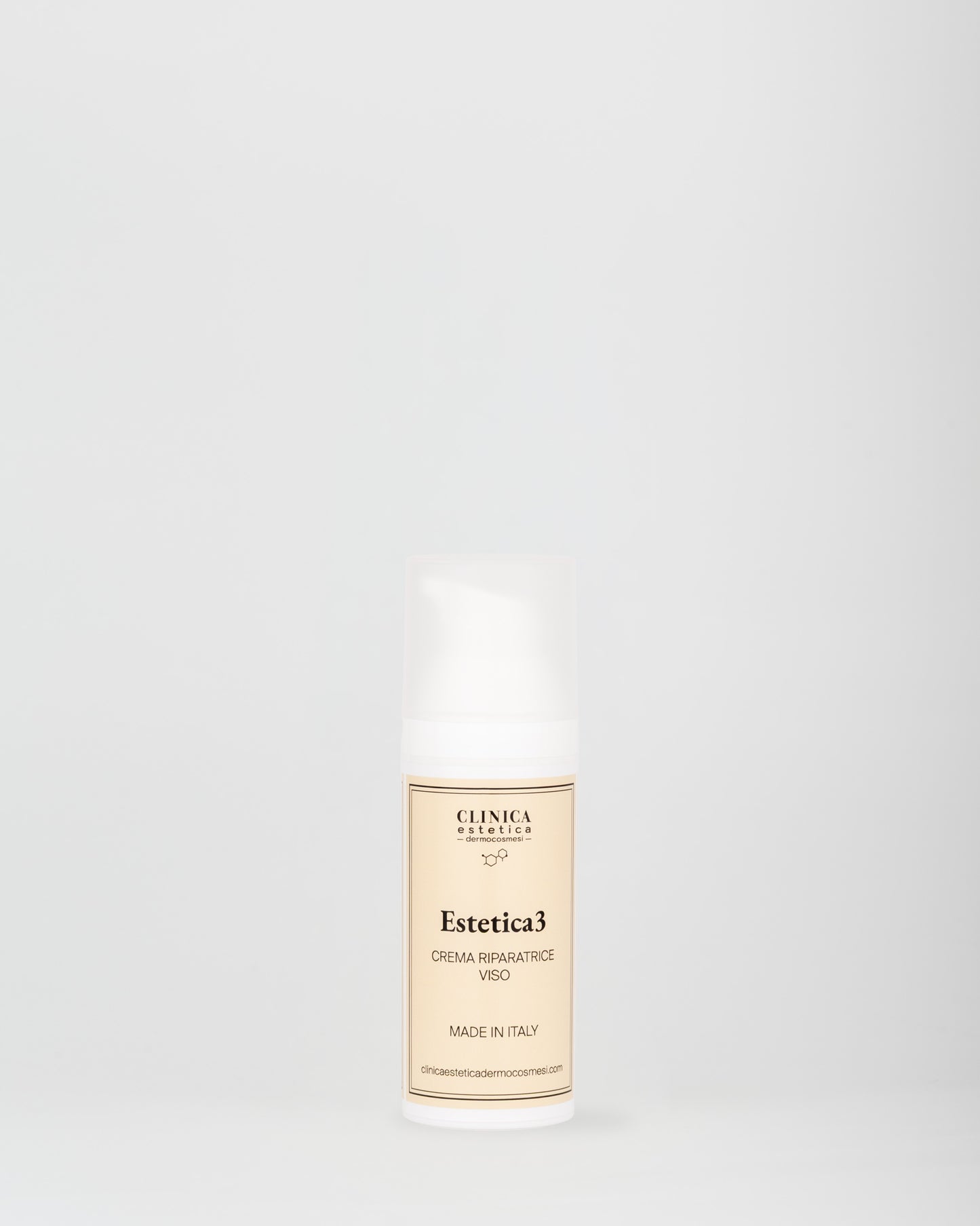 Estetica3 Clinica – crema viso riparatrice nutriente con burro di karité, acido ialuronico e vitamina E per pelli stressate