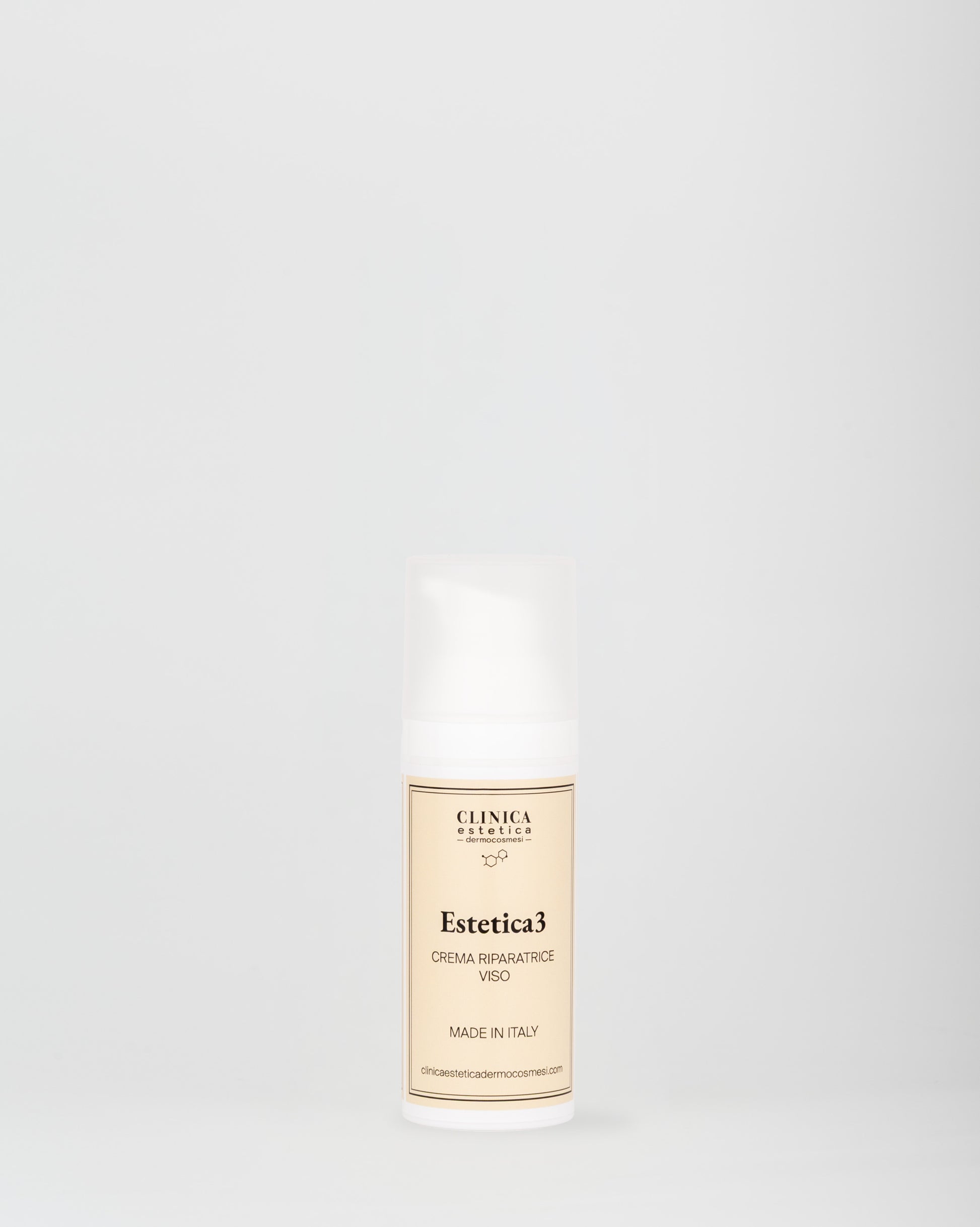 Estetica3 Clinica – crema viso riparatrice nutriente con burro di karité, acido ialuronico e vitamina E per pelli stressate