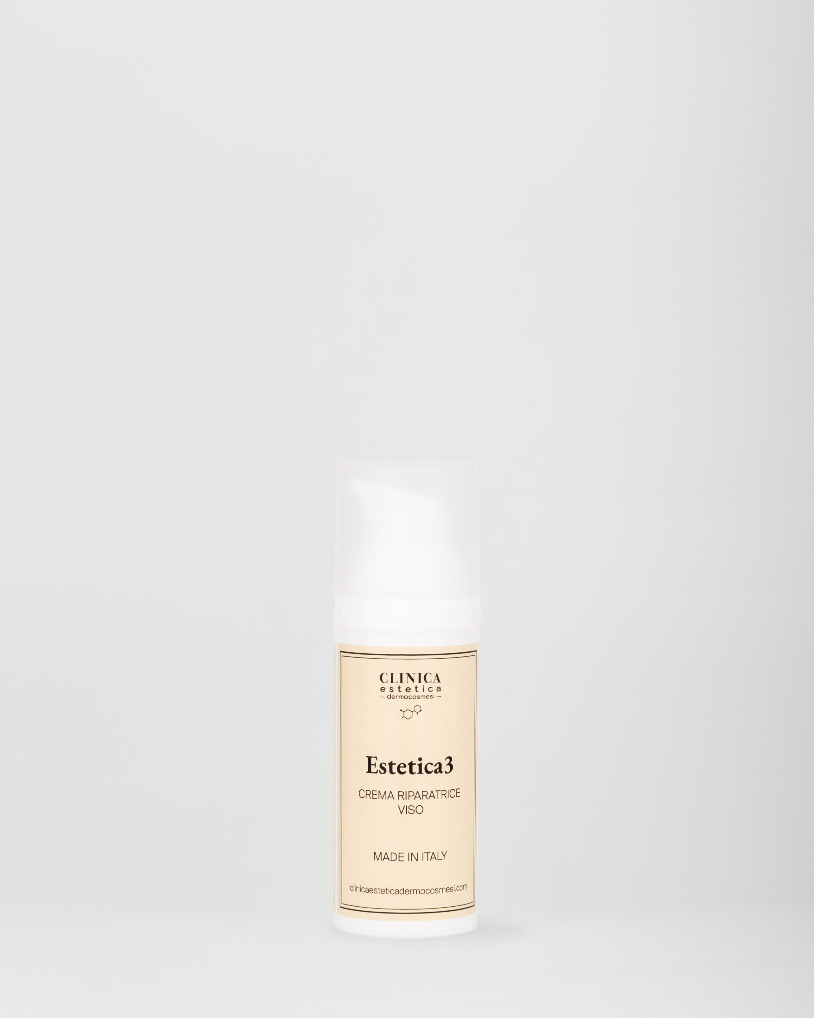 Estetica3 Clinica – crema viso riparatrice nutriente con burro di karité, acido ialuronico e vitamina E per pelli stressate
