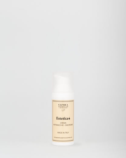 Estetica4 Clinica – crema viso antimacchia con Arbutina per discromie, melasma e macchie solari