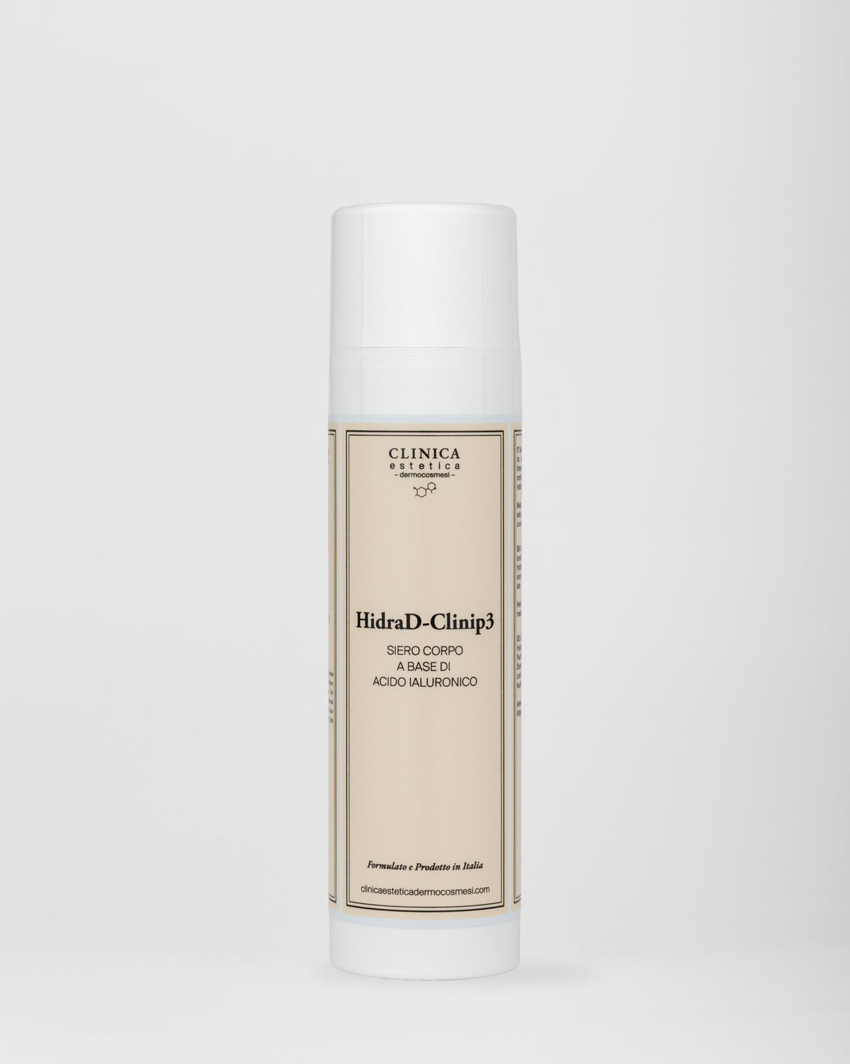 HidraD-Clinip3 Clinica – siero idratante corpo con acido ialuronico a triplo peso molecolare e Centella Asiatica