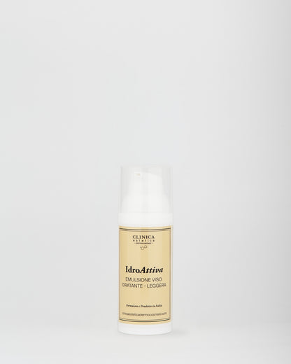 IdroAttiva Clinica – emulsione viso idratante leggera per pelli normali e miste, con Centella Asiatica e Vitamina C