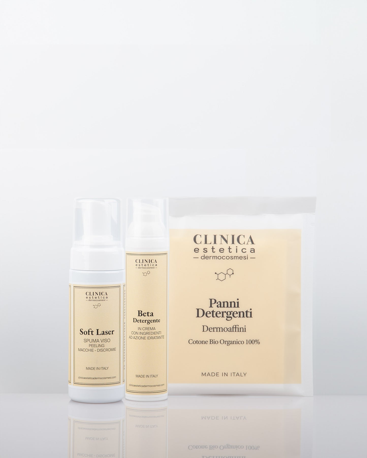 Kit Detersione Beta Clinica – crema detergente idratante con panni viso extra delicati