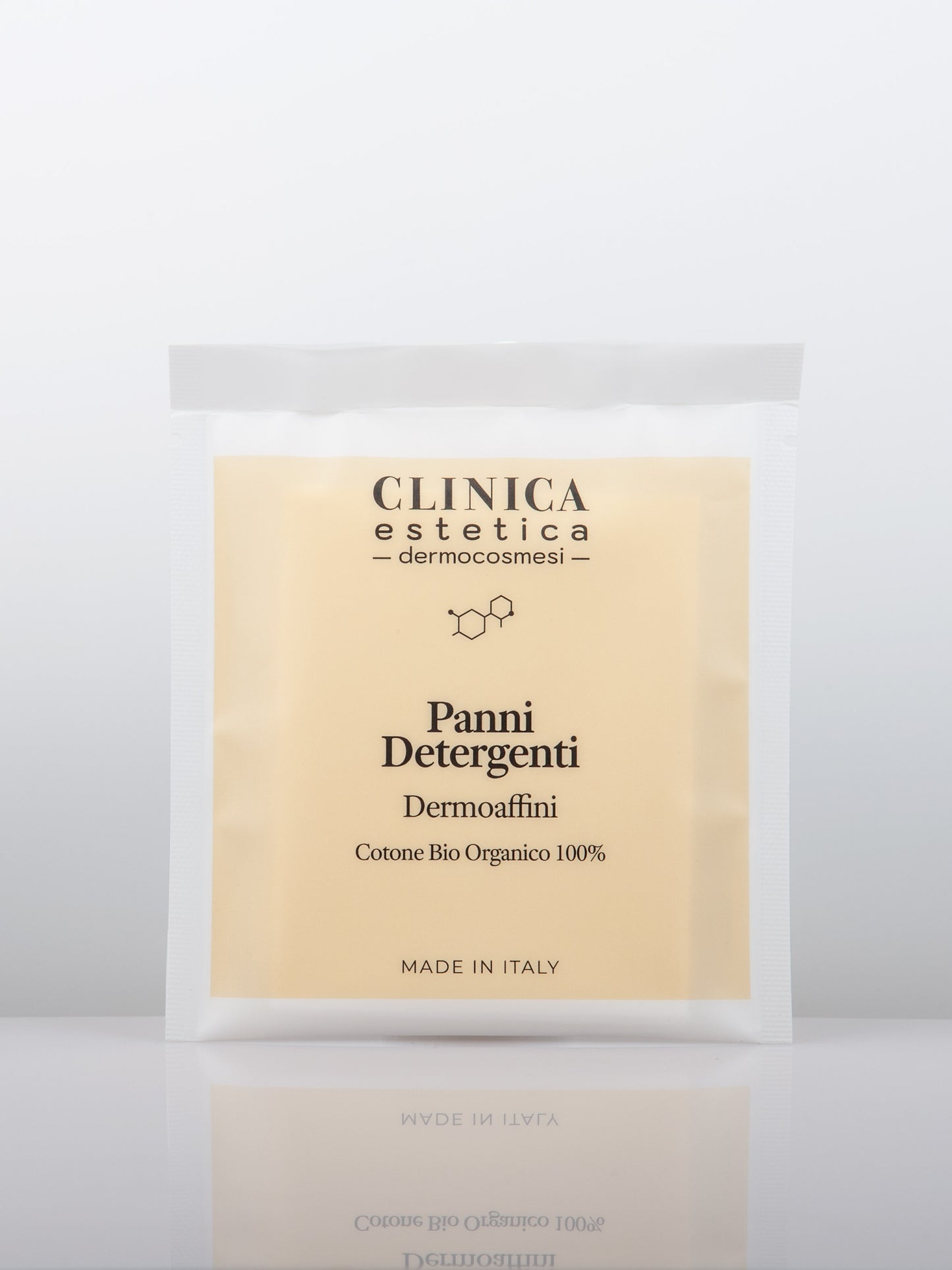 Panni Detergenti Clinica – in cotone bio certificato ICEA per detersione viso delicata e profonda