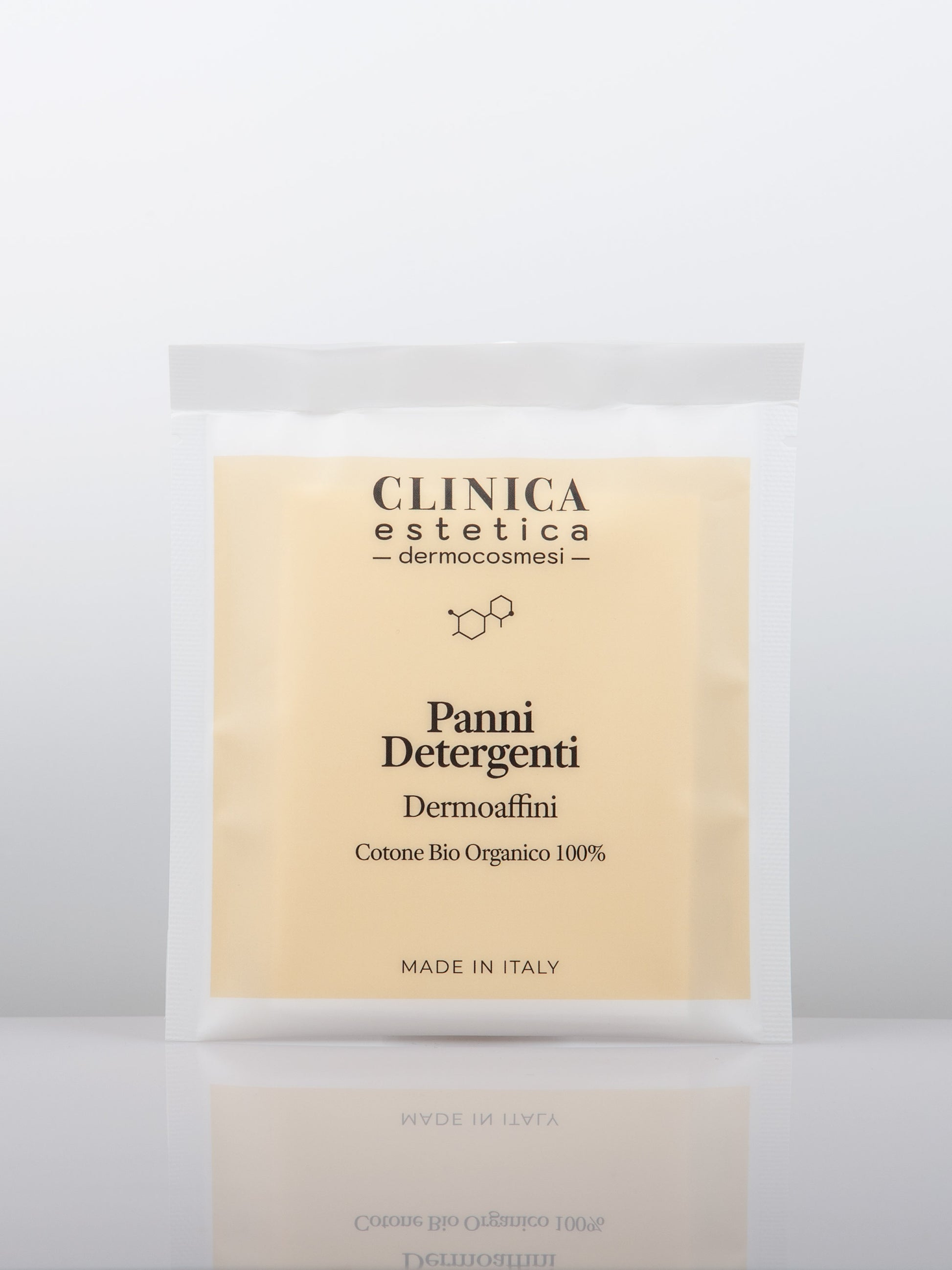 Panni Detergenti Clinica – in cotone bio certificato ICEA per detersione viso delicata e profonda