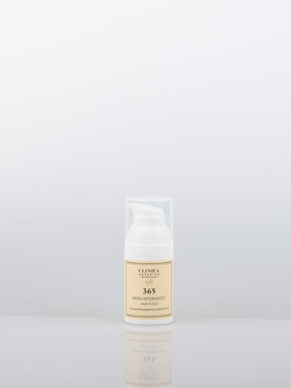 Intervento 365 Clinica – siero miorilassante contorno occhi e viso con peptidi, ginseng e centella asiatica