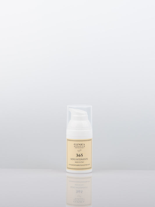 Intervento 365 Clinica – siero miorilassante contorno occhi e viso con peptidi, ginseng e centella asiatica