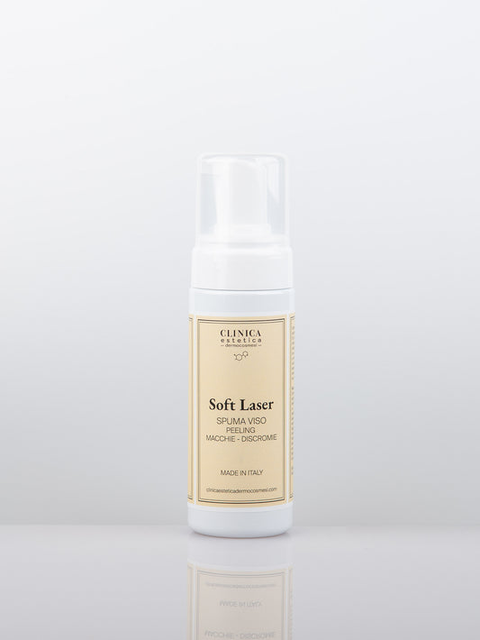 Soft Laser Clinica – spuma peeling viso con AHA per macchie e discromie